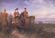 George Thomas Queen Victoria and the Prince Consort at Aldershot (mk25) oil painting artist